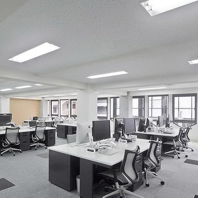 Luxrite F32T8/841 32W 48 Inch T8 Fluorescent Tube Light Bulb, 4100K Cool White, 2800 Lumens, G13 Medium Bi-Pin Base, LR20732, 6 count (Pack of 1)