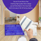 12 Count Disposable Mop Pad Replacement for Swiffer WetJet Spray Mop, Extra Strong Dirt Locking and Water Absorbent, Powerful Stain Removal Effortlessly Cleans Hardwood, Tile and Laminate Floors