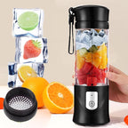 Personal Blender for Shakes and Smoothies, Portable Blender, Mini Small Juice Mixer machine for Kitchen, Office, Gym, 4000mAh,(Black)