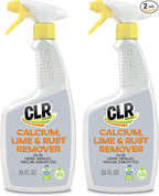 CLR Brands Calcium, Lime & Rust Remover, 26 oz. Spray Bottle, 2 Pack, Blasts Calcium, Dissolves Lime Deposits, Zaps Stubborn Rust Stains and Hard Water Deposits
