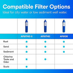 3M Aqua-Pure AP917HD Genuine Whole House Sanitary Quick Change Replacement Water Filter for AP903 System, Reduces Sediment, Chlorine Taste and Odor