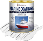 ShangTianFeng 207014 Marine Wood and Fiberglass Primer,32 Fl Oz White+10 Fl Oz diluent, Suitable for use on fiberglass, wood or metal surfaces above the waterline 1 Quarts