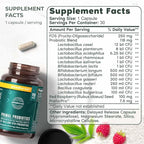 Primal Harvest PREbiotics and PRObiotics for Women & Men, 30 Oral Capsules for Gut Health, 12 Dynamic Strains