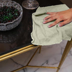 Avalon Towels Cotton Shop Rags – (Pack of 150) Size 12x14 Inches Cleaning Rags – Absorbent Shop Towels and Multipurpose Cleaning Towels for Automobiles, Industries, Garage and Homes (Natural)