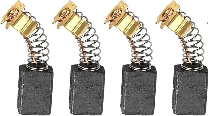 4-Pack CB407 Motor Carbon Brushes Replacement Set for Makita Power Tools - Compatible with Jig Saws, Drills, Hammer Drills, Sanders, Electric Screwdrivers, Rotary Hammers