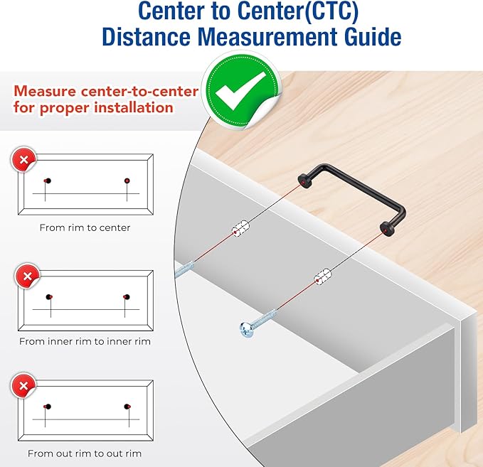 JOY DECOR Cabinet Pulls – 3-3/4 Inch Hole Center, Oil Rubbed Bronze, 10 Pack, Zinc Alloy Cabinet Handles for Drawers & Cupboard – Vintage Style Hardware for Kitchen, Bathroom, Dresser
