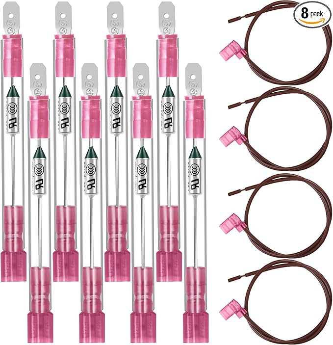 8 PCS RV Water Heater Thermal Cutoff Kit - Replacement Parts Thermal Fuse - Compatible with Atwood 91447 93866 Models # GCH6-4E GCH6-6E G6A-7E G6A-8E GC6AA-9E GCH10A-2E G610-3E GH610-3E XT Series