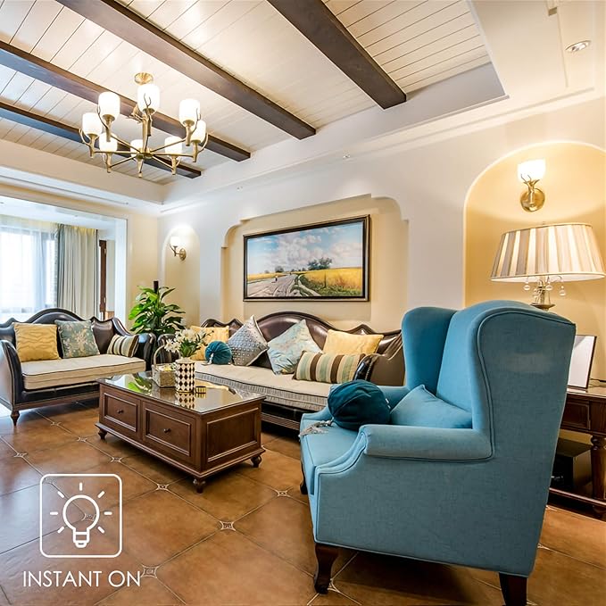 Energetic 75W Equivalent A19 LED Light Bulb, 4000K Cool White, Non-Dimmable LED Light Bulb, 1200lm, UL Listed, E26 Medium Base, 12-Pack