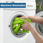 DAN RIVER 24-Pack Green Microfiber Towels – Ultra Absorbent, Lint-Free & Streak-Free Cleaning Cloths for Home, Car & Kitchen - Must-Have Cleaning Essentials - 12" x 12"