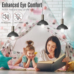 Edison Bulbs Dimmable, E26 LED Bulb 60 watt Equivalent, Cool White 4000K, ST58 Vintage Light Bulbs, 90+ CRI, 6W 600LM, E26 Medium Base, Clear Glass, 24 Pack