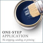 AMY HOWARD AT HOME Chalk-Based One Step Paint for Furniture, Cabinetry, Decor, Finish, and More | No Stripping, Sanding, or Priming | Dark Base | 32 Ounce | American Dream