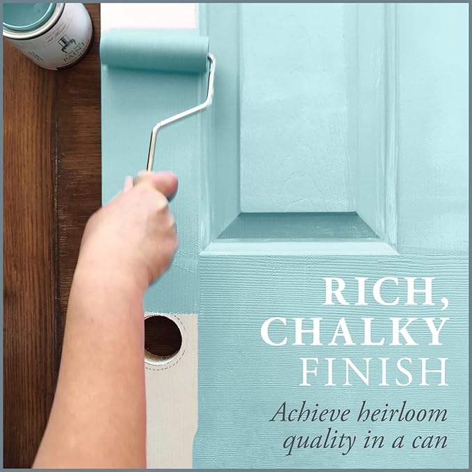 AMY HOWARD AT HOME Chalk-Based One Step Paint for Furniture, Cabinetry, Decor, Finish, and More | No Stripping, Sanding, or Priming | Ultra-Light Base | 16 Ounce | Tick Tock