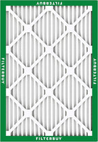 Filterbuy 16x22x1 Air Filter MERV 8 (MPR 700) Dust Defense Replacement (6-Pack), Electrostatic Pleated HVAC AC Furnace Filters, Made in USA (Actual Size: 15.50 x 21.50 x 0.75)