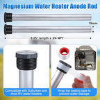 Saillong 4 Pieces RV Water Heater Elements Include 1 Anode Rod 1 Electric Heater Element 1 Dual Hex Wrench and 1 Tape Replacement Kit Compatible with Suburban RV Parts