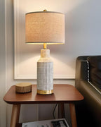 25" Modern 3-Way Dimmable Touch Control with USB A+C Ceramic Lamps Set of 2 Table Lamp for Living Room Bedroom Farmhouse Nightstand Bedside Lamps (White-Washed)