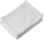 20 Bulk 7" x 5" Blank Tech Cleaning Micro-Fiber Cloths - Ready for Heat Press or Sublimation on One Side (Grey Plush on Back)
