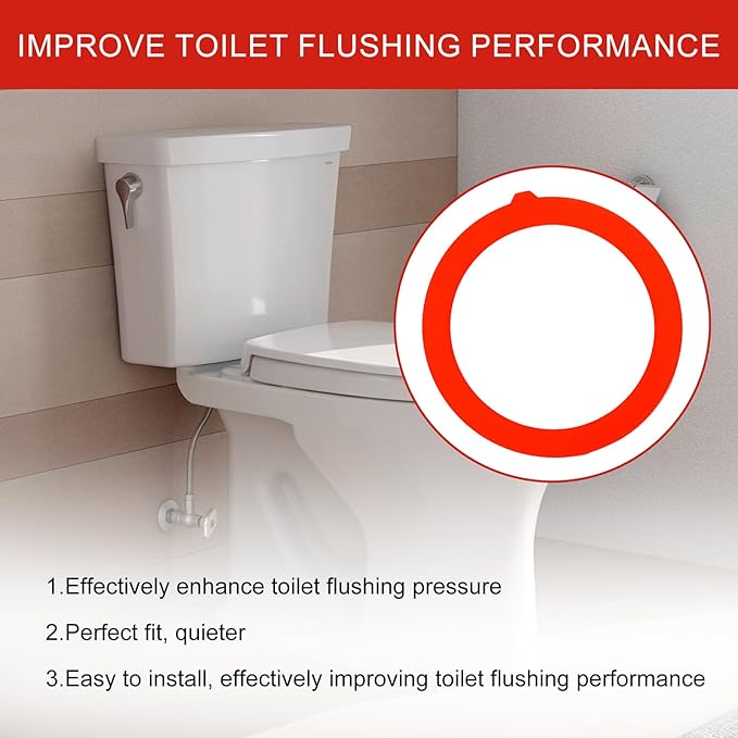 5 Pack Flush Valve Seal for Kohler,Toilet Tank Parts GP1059291 Silicone Replacement - Upgraded Leak-Proof Gasket Seal Kit Compatible with Kohler Canister, K-GP1059291