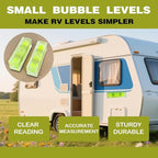 4Pcs Magnetic High Precision Small Bubble Level 52x20x15mm Three Line Horizontal Mini Spirit Level for Picture Hanging 3D Printer RV Camping & Carpentry