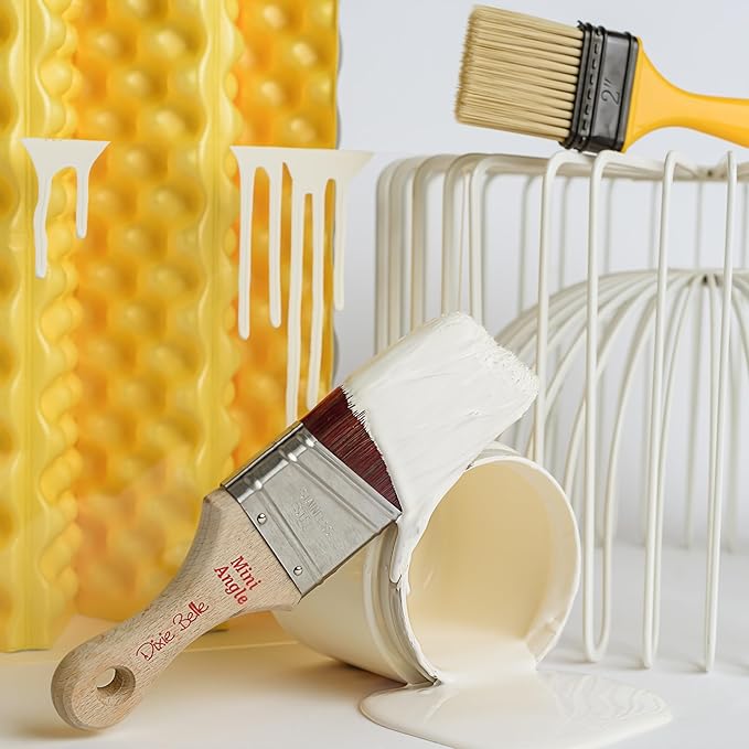 Dixie Belle Paint Company Chalk Finish Furniture Paint - Buttercream (16oz) - Matte Creamy White Chic Chalk Mineral DIY Furniture Paint