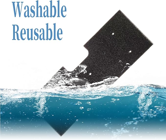 WH01X35719 Lint Filter For GE Profile Washer Dryer Combo,6-Pack GE Profile Washer Dryer Combo Foam Filter- For Models: PFQ97HSPVDS