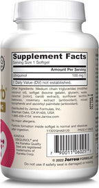 Jarrow Formulas® QH-Absorb®, 100 mg, Ubiquinol Dietary Supplement for Healthy Cardiovascular Function, 120 Softgels, 120 Day Supply