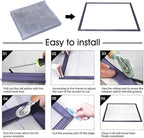 Windows Screen and Screen Door Replacement, 48"x118" Durable Fiberglass Screen Mesh- Window Screen & Sliding Screen Door Repair for Patio and Windows, Tooltriz