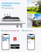 ZOSI Full 1080p 16 Channel Home Security Camera System with AI Human Vehicle Detect, 8 x 1080p Weatherproof CCTV Bullet Dome Camera Outdoor, H.265+ 16CH DVR with 2TB HDD, Night Vision, Alert Push