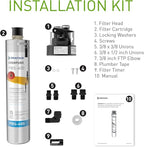 Pentair Everpure PBS-400 Drinking Water System, EV927085, Ideal for use in Prep Sink and Wet Bar, Includes Filter Head, Filter Cartridge, All Hardware and Connectors