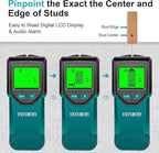 Stud Finder - 5 in 1 Electronic Stud Finder Wall Scanner, Stud Sensor with Digital LCD Display & Intelligent Smart Chip, Beam Finders Wall Detector for Wood AC Wire Metal Studs Joist (‎Peacock Blue)