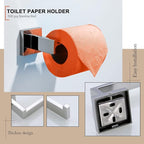 4-Piece Bathroom Hardware Set Chrome Bath Towel Bar Holder Sets Wall Mounted Stainless Steel Bathroom Accessory Kit, Polished Chrome 23.6 Inch