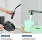 Matte Black Kitchen Faucet AIMADI,Commercial Kitchen Faucets Single Handle Single Hole Spring Rose Gold Kitchen Faucet with Pull Down Sprayer Black