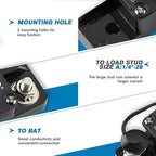 GLOSO Circuit Breaker E91 Auto Reset 90A Extended Surfacce Mount Waterproof IP67 Automotive Truck Hi-Amp (1/4" Stud, 90A)