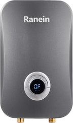 Ranein Electric Tankless Water Heater, 11Kw 240v, On Demand Instant Water Heater with CSA Certification, IPX4 Waterproof, LED Temperature Display for Bathroom, Self Modulating Energy Saving Save Space