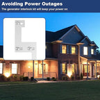 Generator Interlock Kit for ITE, Siemens, Gould, and Murray 150-200 Amp Panels,1 1/4 Inch Breaker Spacing, Safe & Easy Home Generator Connection(ITE-200A)