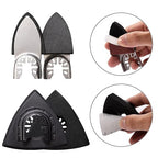 105PCS Oscillating Tool Detail Sanding Pads Kit, 3Pcs Triangle and 2Pcs Finger Sanding Pad, 100Pcs Multitool Sandpaper, Grit Fit for Finishing Wood Sanding Plaster