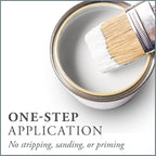 AMY HOWARD AT HOME Chalk-Based One Step Paint for Furniture, Cabinetry, Decor, Finish, and More | No Stripping, Sanding, or Priming | Ultra-Light Base | 16 Ounce | Stoneware