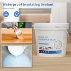 Liquid Waterproof Sealant, 70 Oz Invisible Waterproof Agent, Transparent Repairing Leak Adhesive Used for Cracks and leaks, Indoor & Outdoor Water Coating