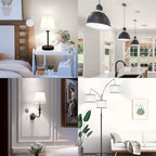 VOLIVO 6 Pack A19 LED Light Bulbs, 4000K, 60W Equivalent,Efficient 9W, 800 Lumens, E26 Base, Energy Saving LED Bulbs, Non-Dimmable, UL Listed and FCC Certified, for Bedroom Living Room Home