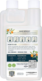 ProCare Citrus Floor Cleaner Concentrate (Made in USA) | Vinyl, Wood, Tile, Stone & Laminate Floor Cleaner For Mopping, Household Supplies, Cleaning Solution For Kitchen & Bathroom - 16oz (474ml)