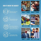 WWDOLL KN95 Face Mask 50 Pack, 5-Layers Breathable KN95 Masks, Red