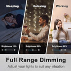 BESTTEN Super Slim Dimmer Light Switch, Quiet Rocker, Single Pole or 3 Way Dimmable Switch, Max 300W LED, CFL, 600W Incandescent, Screwless Wall Plate Included, ETL Listed, 6 Pack, White