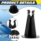 200 Pieces 2-1/4 Inch Length x 1.97 Diameter for Plastic Rebar Chair #3 to #5 Black Heavy Construction Concrete Tool