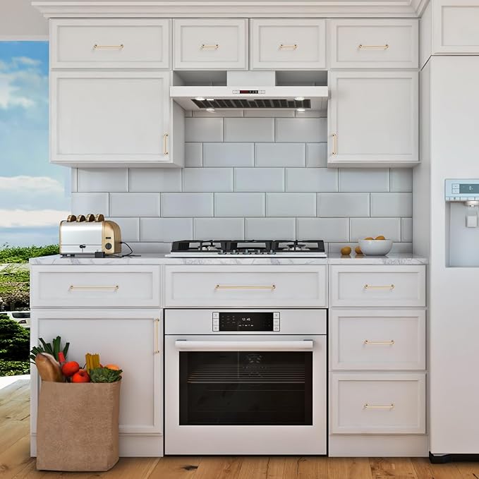 JOY DECOR Cabinet Pulls – 8-3/4 Inch Hole Center, Champagne Bronze, 2 Pack, Zinc Alloy Cabinet Handles for Drawers & Cupboard – Vintage Style Hardware for Kitchen, Bathroom, Dresser