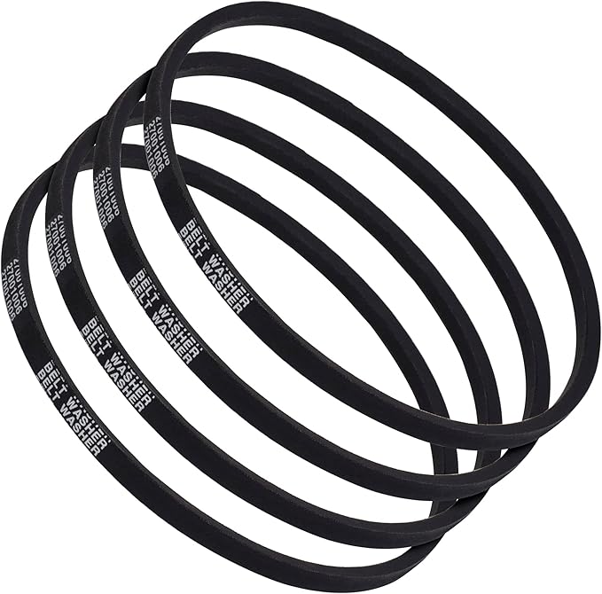 BlueStars 4-Pack Ultra Durable 27001006 Washer Drive Belt - Compatible with Amana Maytag Speed Queen Washers - Replaces 38174 WP27001006 40053601 40053606 PS11740577
