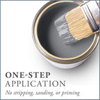 AMY HOWARD AT HOME Chalk-Based One Step Paint for Furniture, Cabinetry, Decor, Finish, and More | No Stripping, Sanding, or Priming | Light Base | 32 Ounce | Atelier