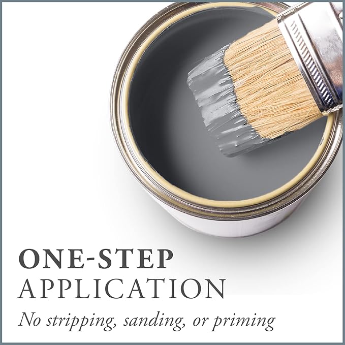 AMY HOWARD AT HOME Chalk-Based One Step Paint for Furniture, Cabinetry, Decor, Finish, and More | No Stripping, Sanding, or Priming | Light Base | 16 Ounce | Atelier