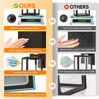 PARTPHONER Dusk to Dawn Porch Light Fixtures, Black Brushed Gold Exterior Lighting Lamp, Sensor Wall Lantern, Waterproof Outdoor Wall Sconce for House Doorway, Garage 2 Pack