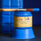 Dixie Belle Paint Company Chalk Finish Furniture Paint - Cobalt Blue (4oz) - Matte Vibrant Blue Chic Chalk Mineral DIY Furniture Paint