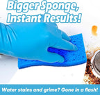 AIDEA XL Scrub Sponges Non-Scratch 6Count, Extra Large Sponges Kitchen, Sponge for Dishes, Cleans Fast Without Scratching Safe for Non-Stick Cookware, Cleaning Power for Kitchen, House