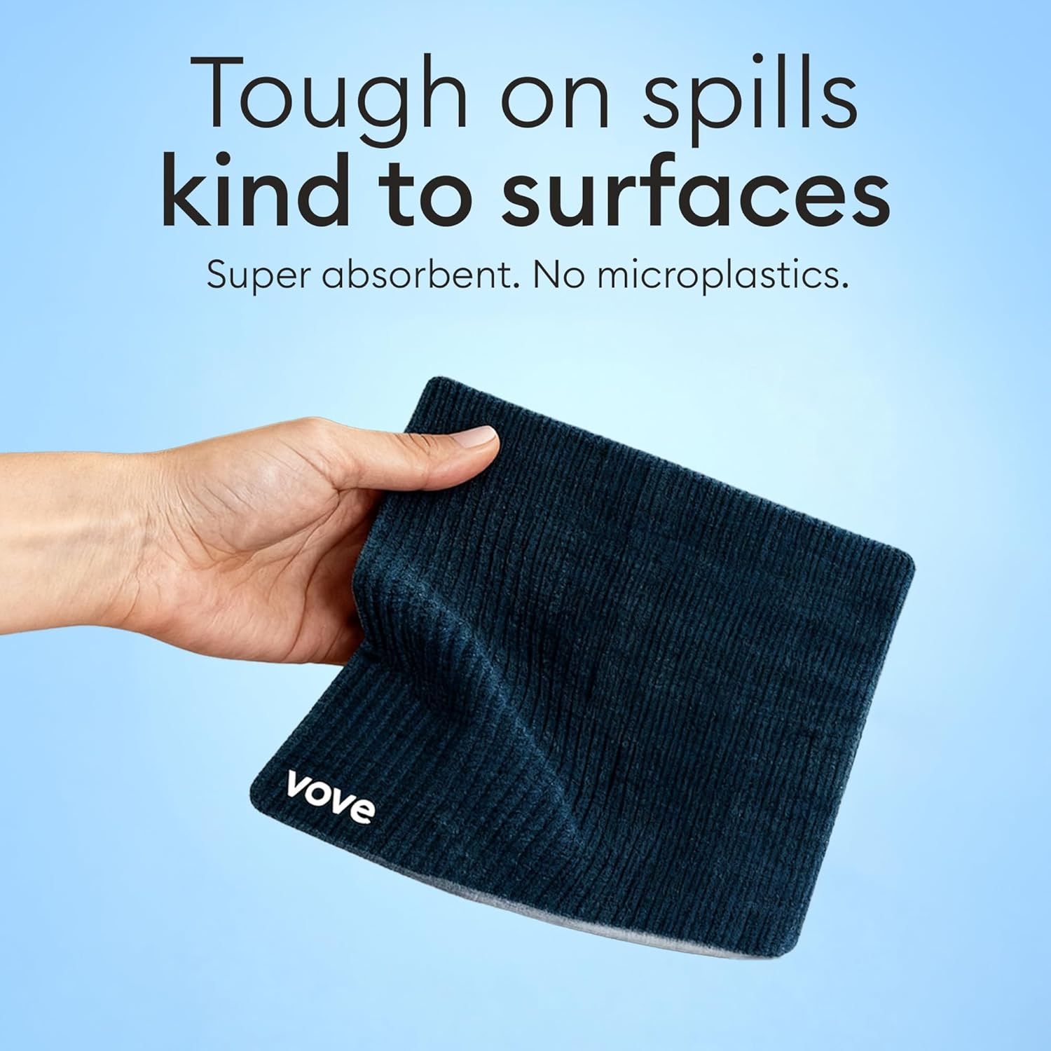 Vove Swedish Dishcloths 5-Pack, Essential Neutrals - FSC Certified Cellulose & Cotton, Oeko-TEX Standard 100, Reusable Washable Kitchen Cleaning Cloths, Eco Friendly Floral Design